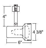 R512B-WH Line Drawing