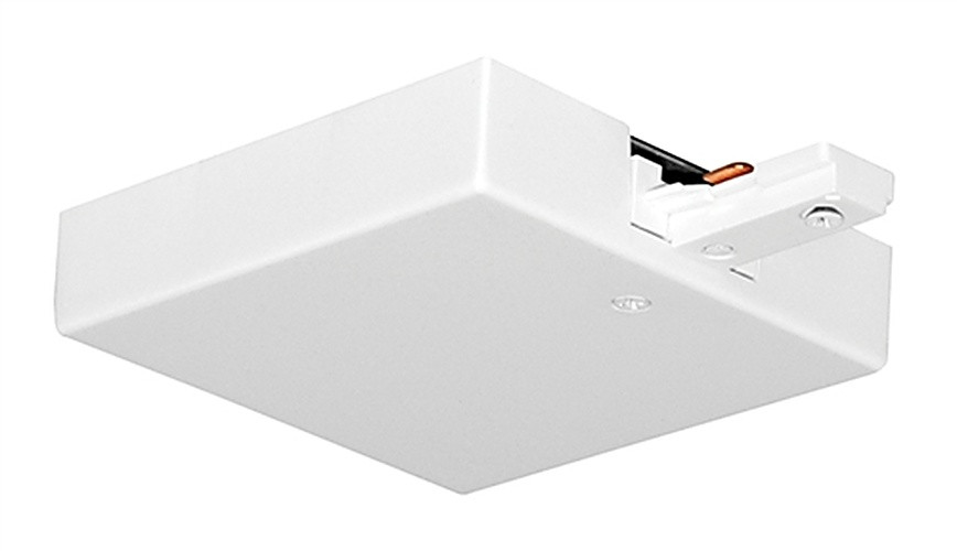 T36WH  1-Circuit Trac Master T-Bar End Feed, White Color