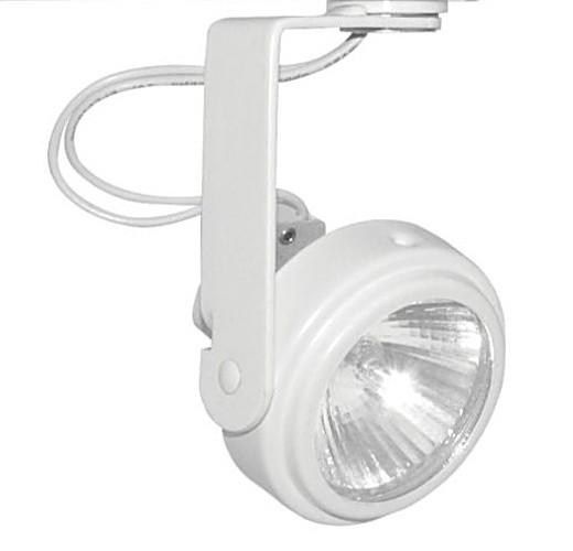 T696WH  Open Back Gimbal Ring - Low Voltage 75W MR16, White Color
