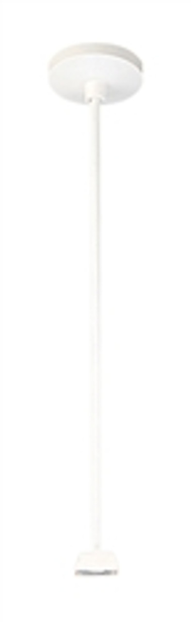 24" T-Bar Ceiling Pendant Stem Kit, White Color