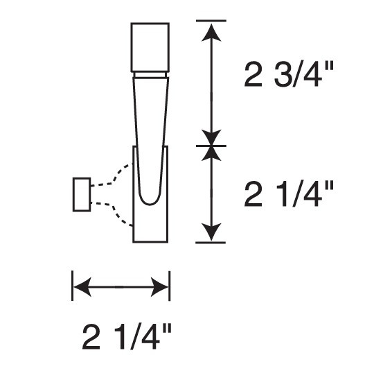 TL296WH Line Drawing