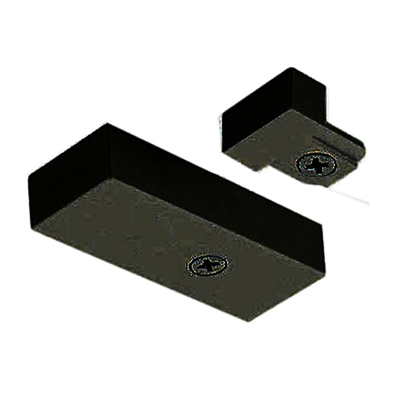 TL38BL  Trac 12 End Feed Connector/Joiner with Cover and Dead End, Black Color
