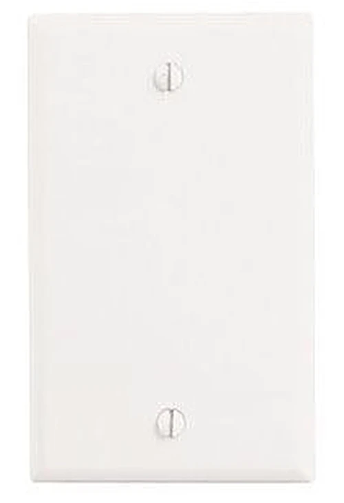 88014 1 Gang White Blank Plate