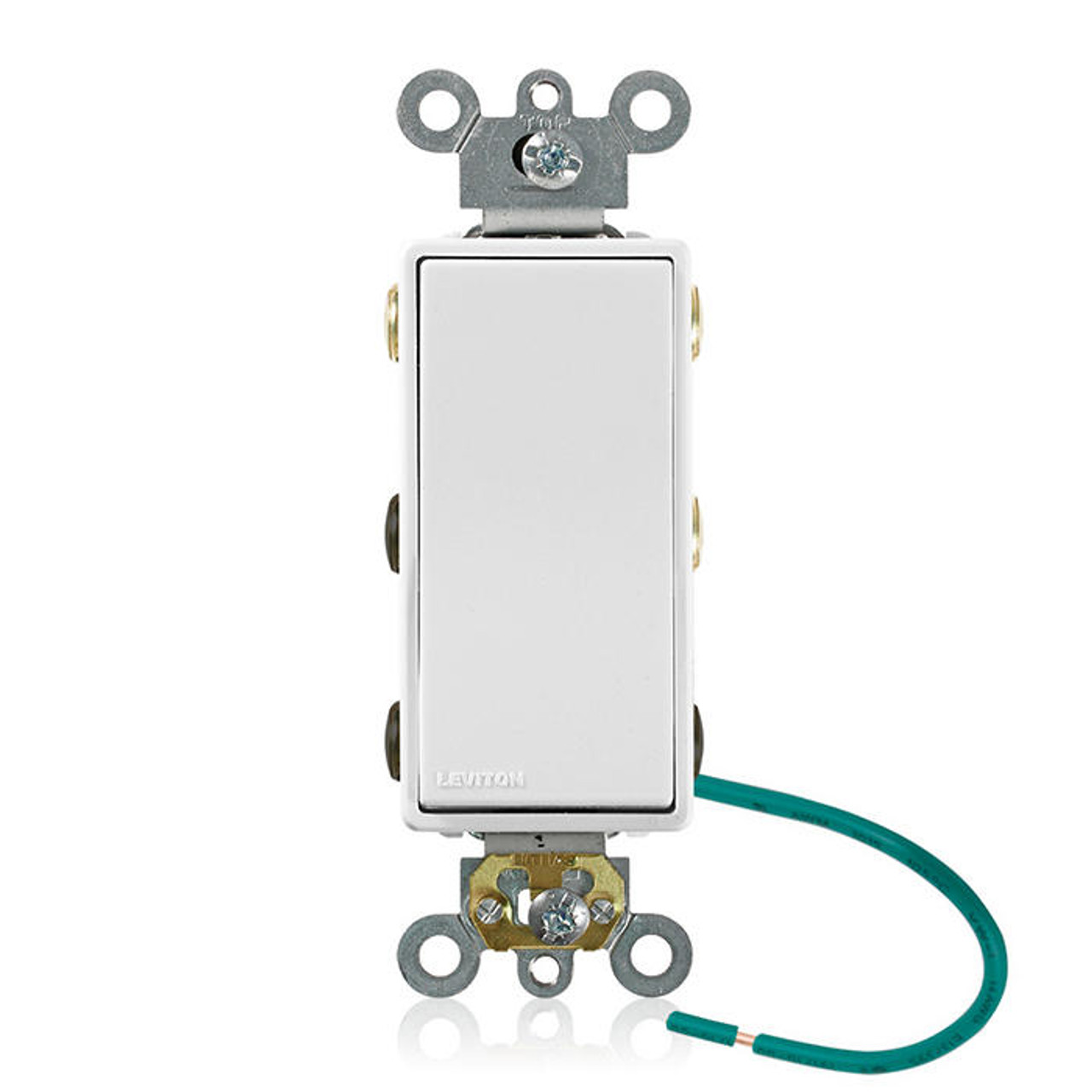 5686-2W Dp-Dt Wht 20A Switch Maintained Contact - Center Off