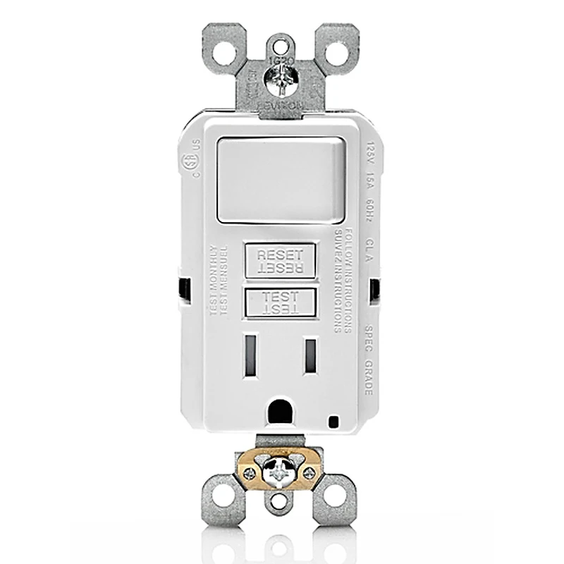 GFSW1-W Tamper-Resistant GFCI/Switch Combo