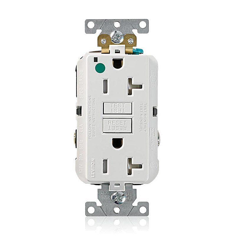 GFTR2-W 20A 125V Slim Tamper-Resistant GFCI