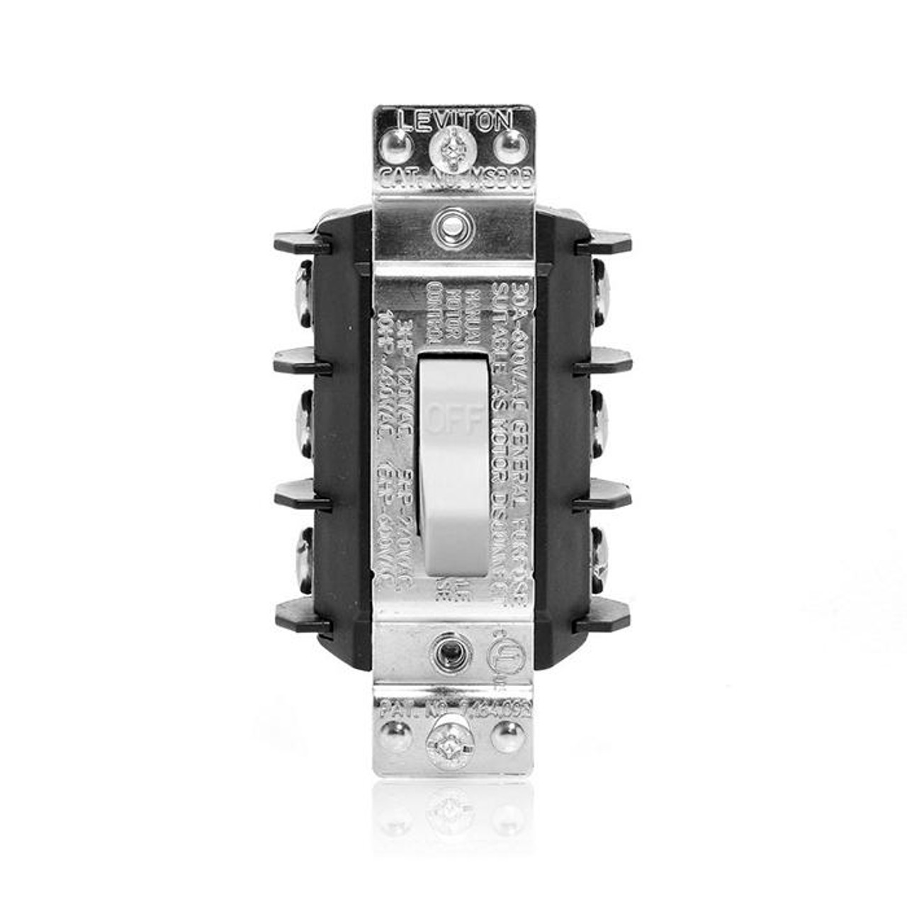 MS303-DSW Ms303 30A-600V Toggle Switch White