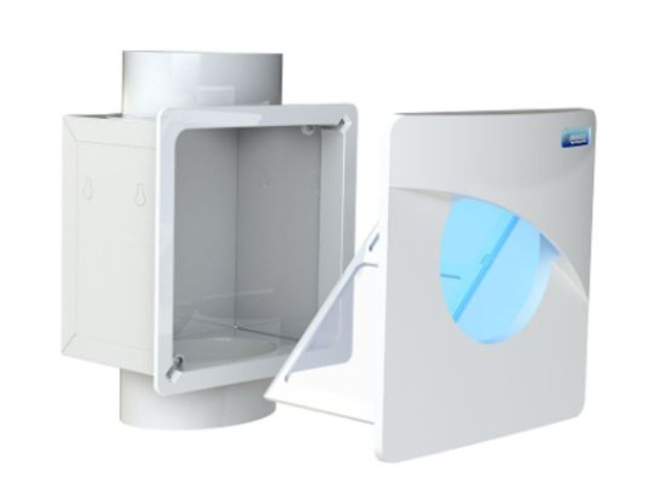 LT4S Atmosphere Inline Fans 4'' Lint Trap for 4'' wall depth installation