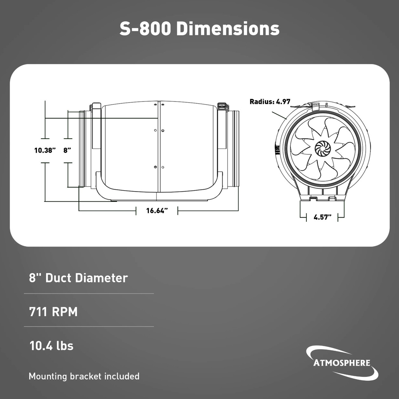 S-800 Line Drawing