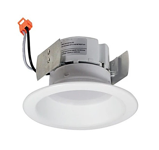 NOX-43127WW 4" LED Decorative Trim, White, White Trim