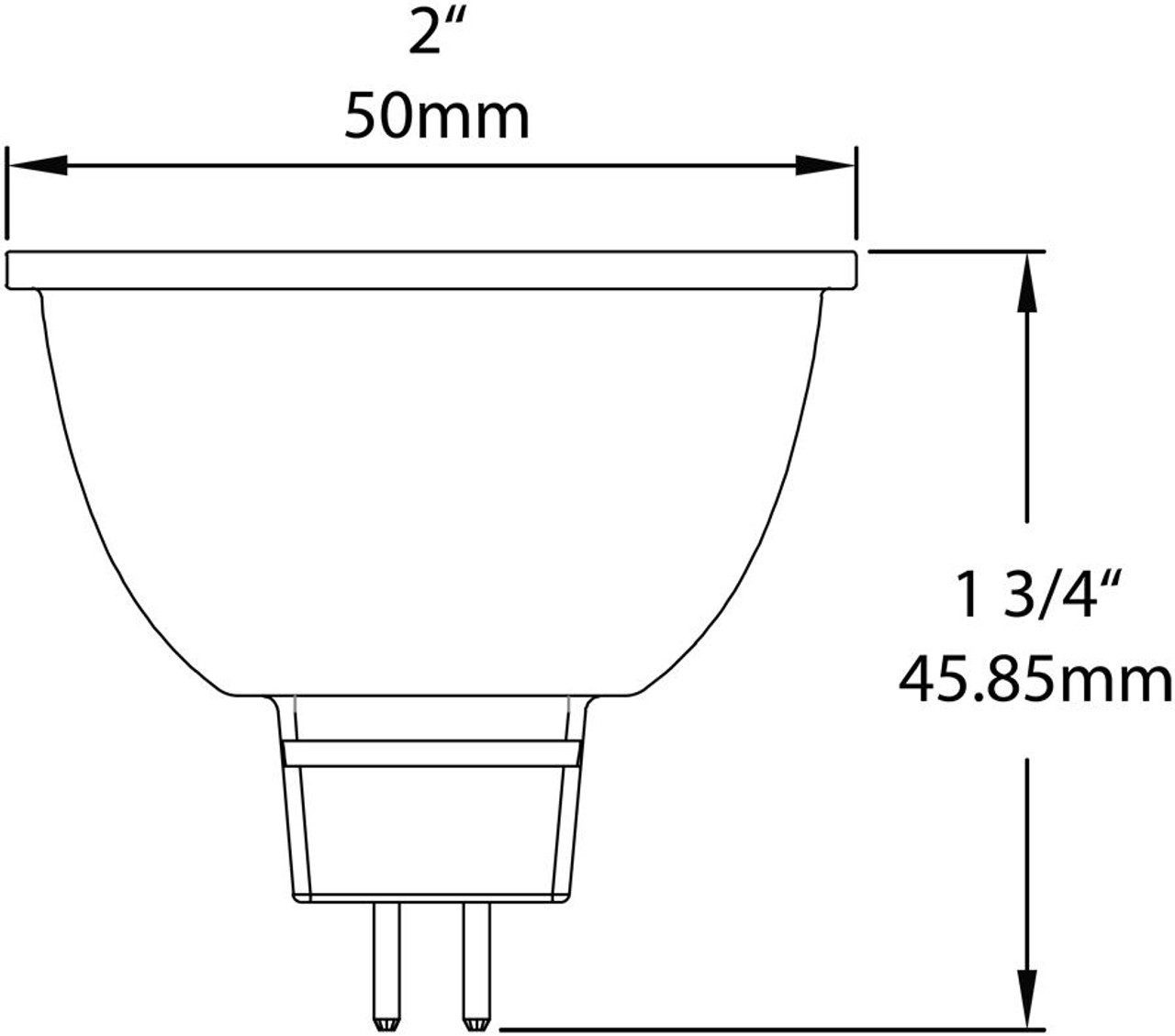 MR16-5-930-15D-DIM-G2 Small Reflectors 400 Lumens MR16 5W 90CRI 3000K Dimmable