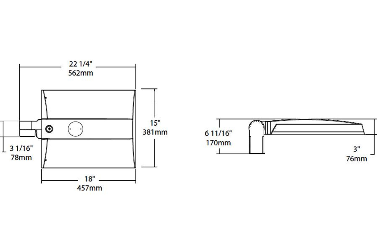 IVAT4-100LSF750WU/WS/LC Line Drawing