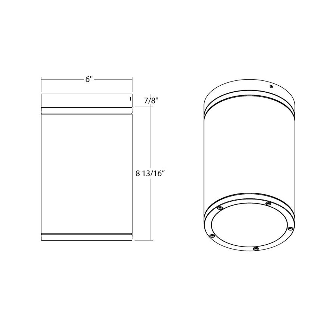 CD34FA6SP-30-709-ZF CYL34 6" 30W 2610LM 5CCT FA CRI90 70D 0-10V Surface+pendant Bronze