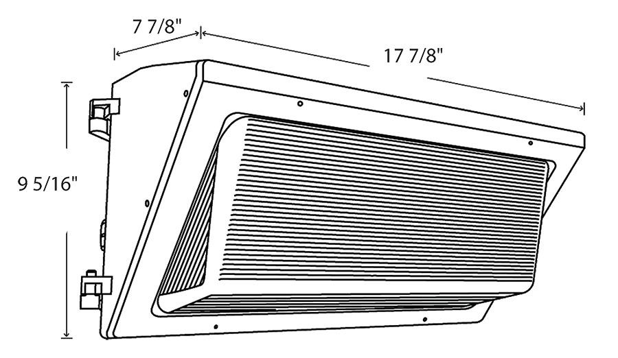 WP3XFU120/LCB Line Drawing