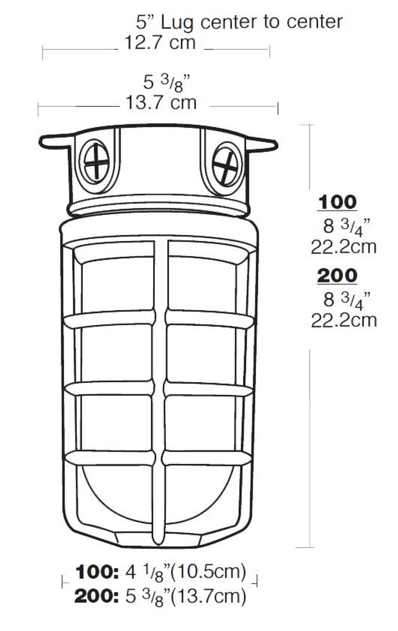 VLX100 Line Drawing