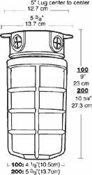 VX200-3/4 Line Drawing