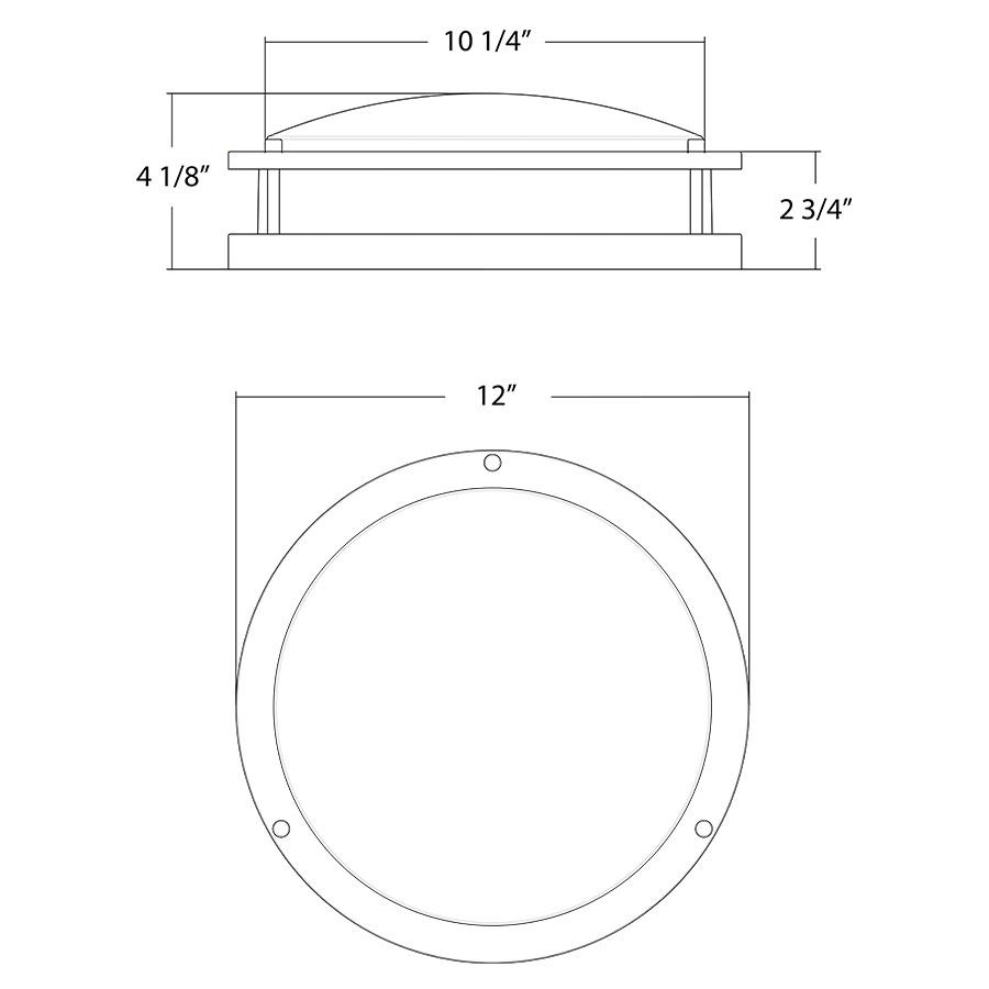 CRVFAD-12R/MVS/EM Line Drawing
