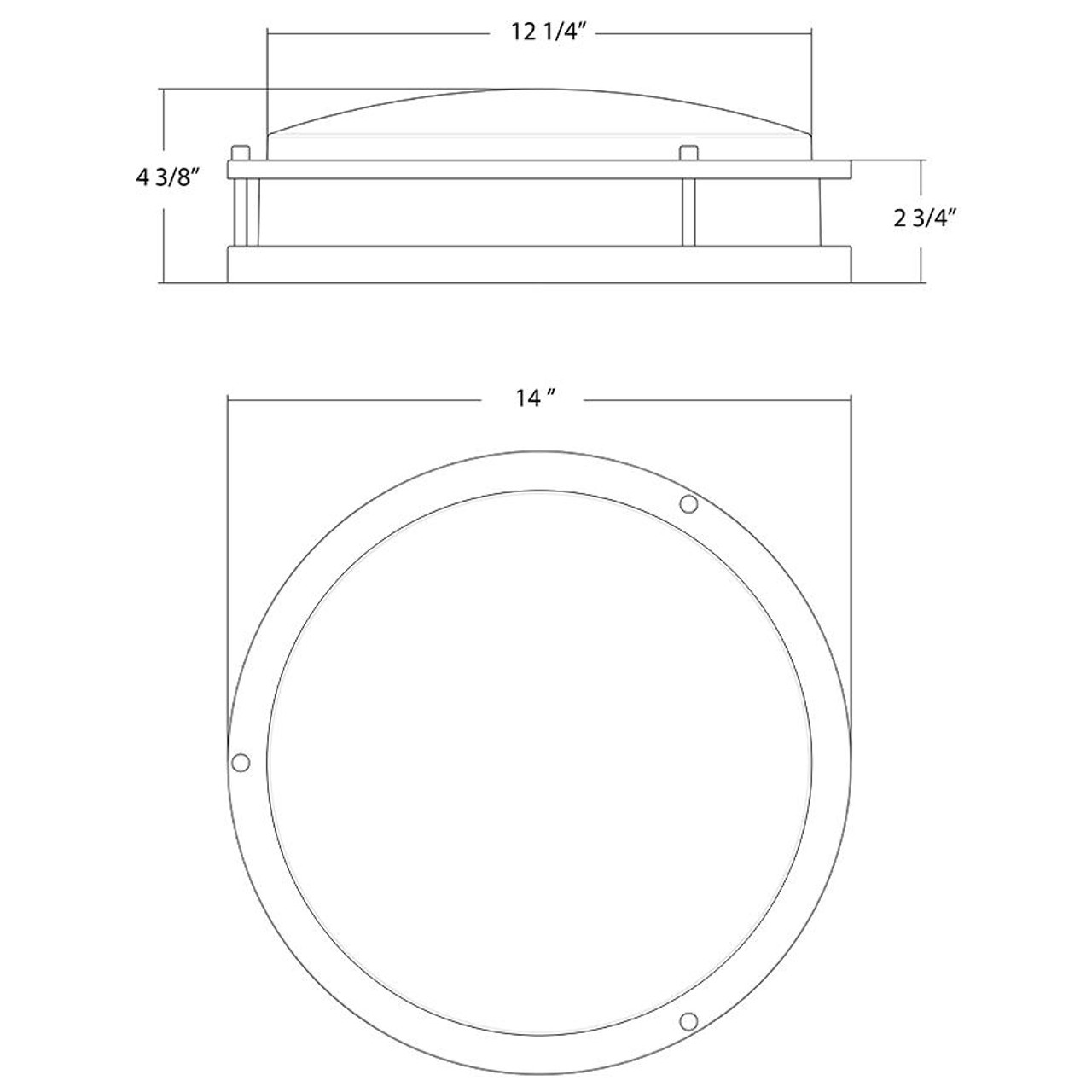 CRVFAD-14R/MVS/EM Line Drawing