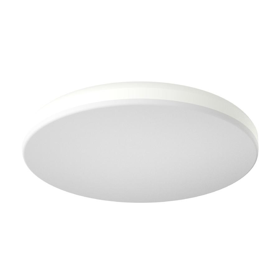 CRVFAS-19R/MVS/EM 19'' CRVFA Flush Mount 35W 5CCT 120-277V 0-10V Smooth White MVS+EM