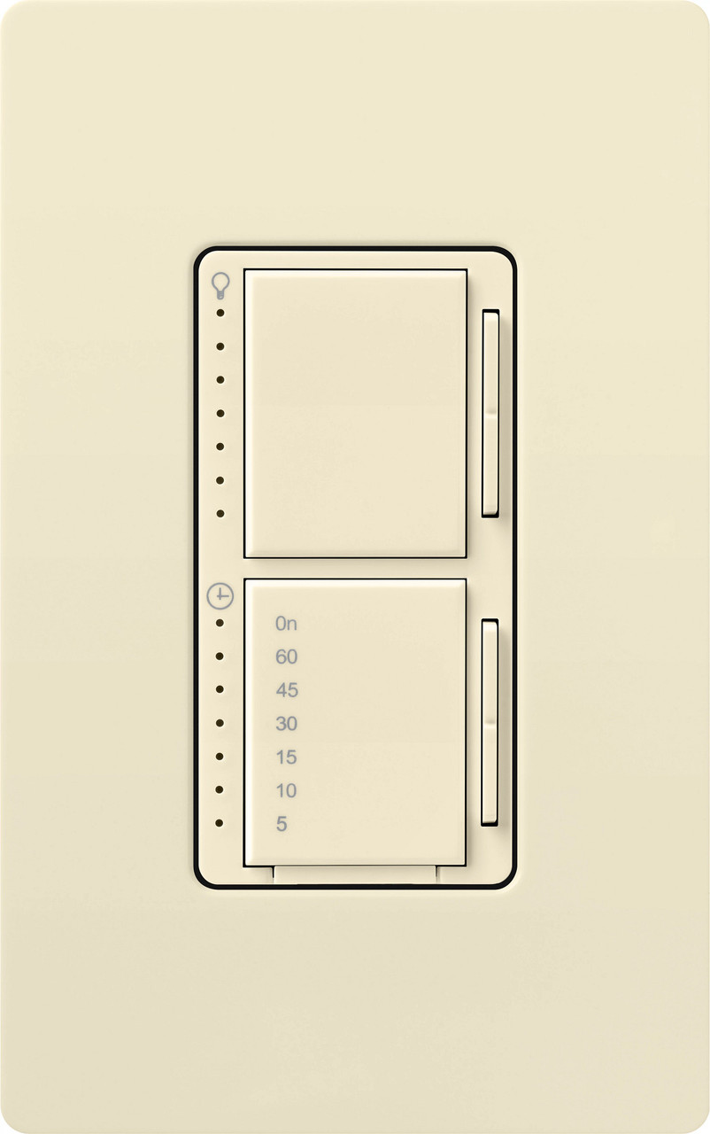 MACL-L3T251-AL Maestro Led+ Dual Dimmer  Timer Switch, 75W LED Dimmer, 2.5A