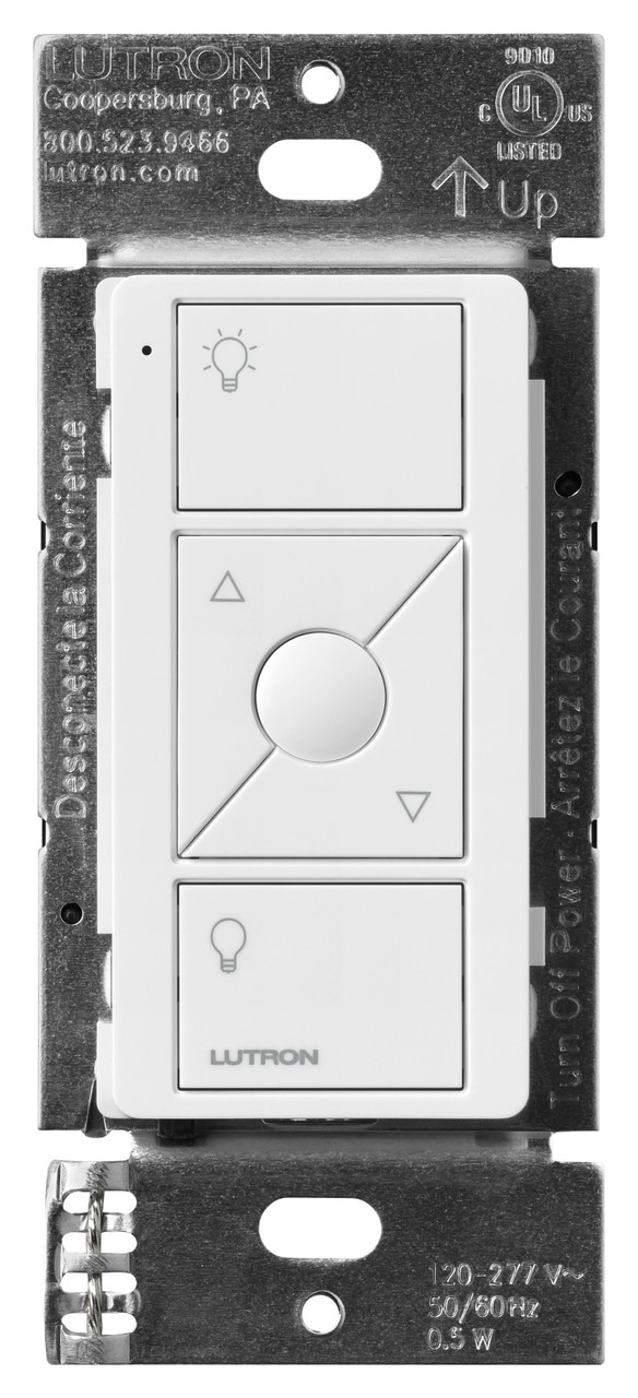 PJL-3BRL-GWH-L01 3-BUTTON With Raise/lower  Preset, Pico Line-powered Wireless