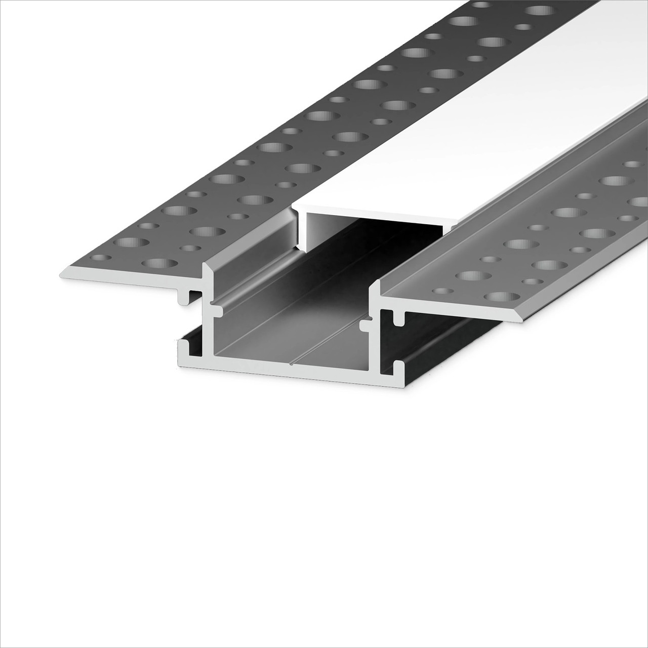 LU-MI1-K LED Tape Light Mud-in Extrusion Bundle, Recessed-mount, 8FT