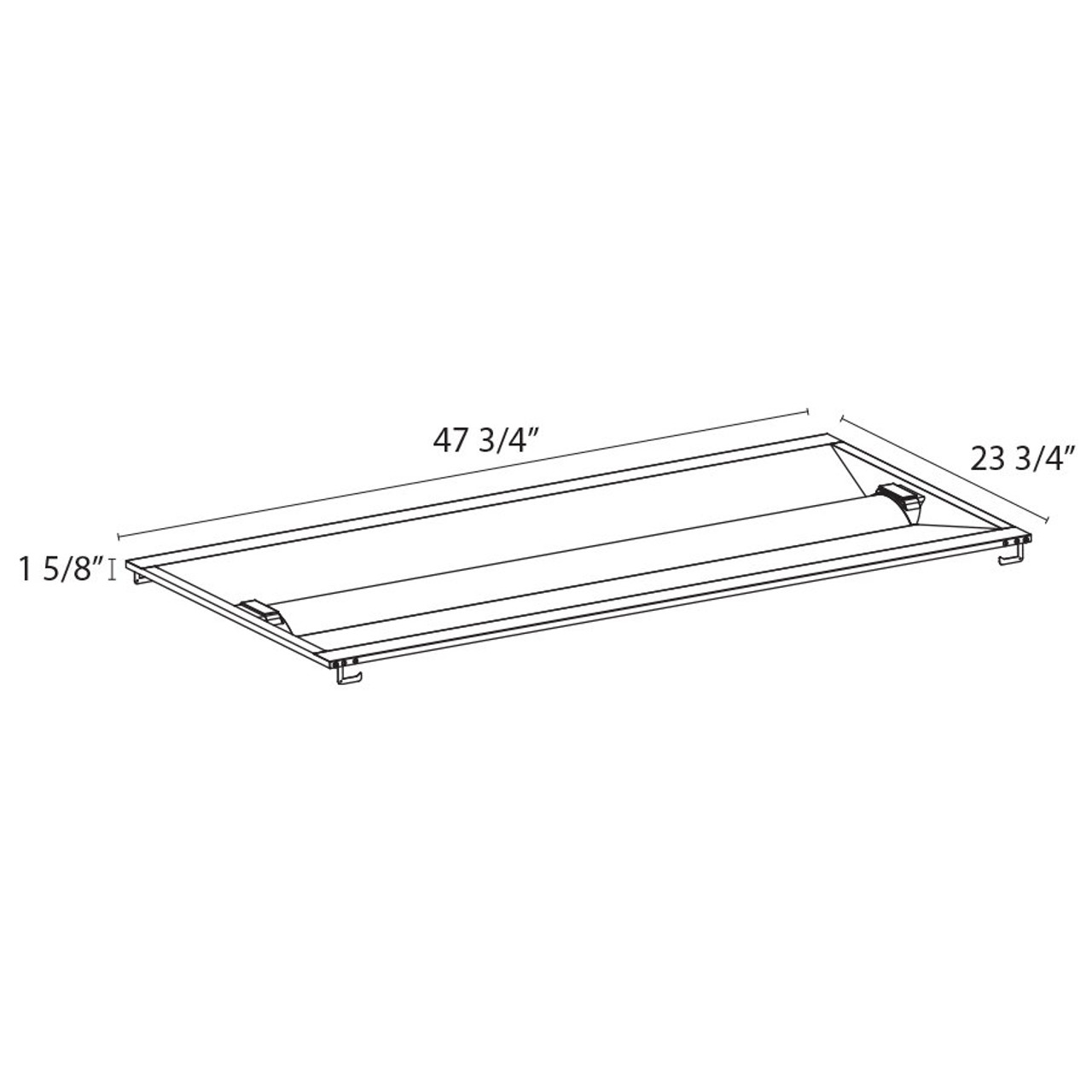 SWISH34-2X4 SWISH34 2X4 40/35/30W 3500/4000/5000K 120-277V Line Drawing