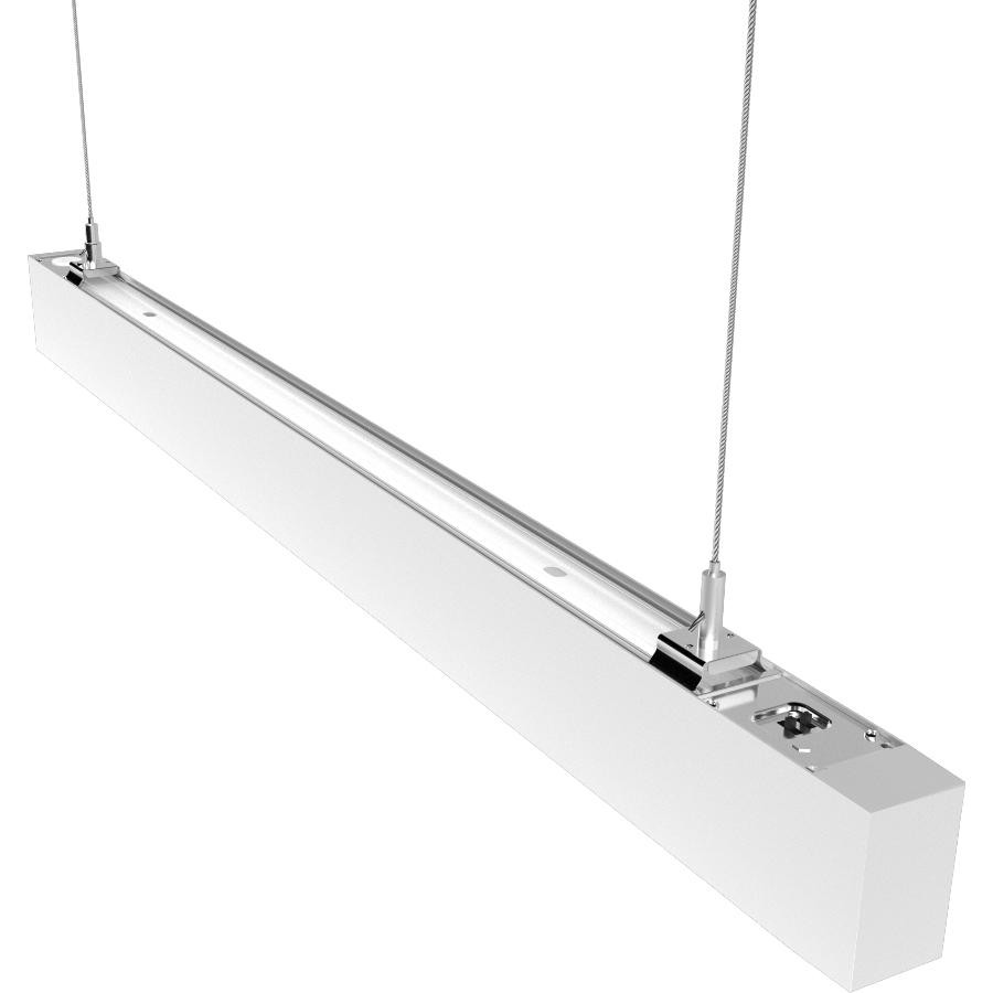 BOA3PLUW/LCBS BOA 3' Uplight/downlight Max 30W Pendant 3000/3500/4000K Louvers