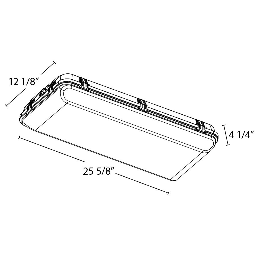 WHALE2/LCBS Whale 2' 90/75/60W 3500K/4000K/5000K Lightcloud Blue Passive Line Drawing