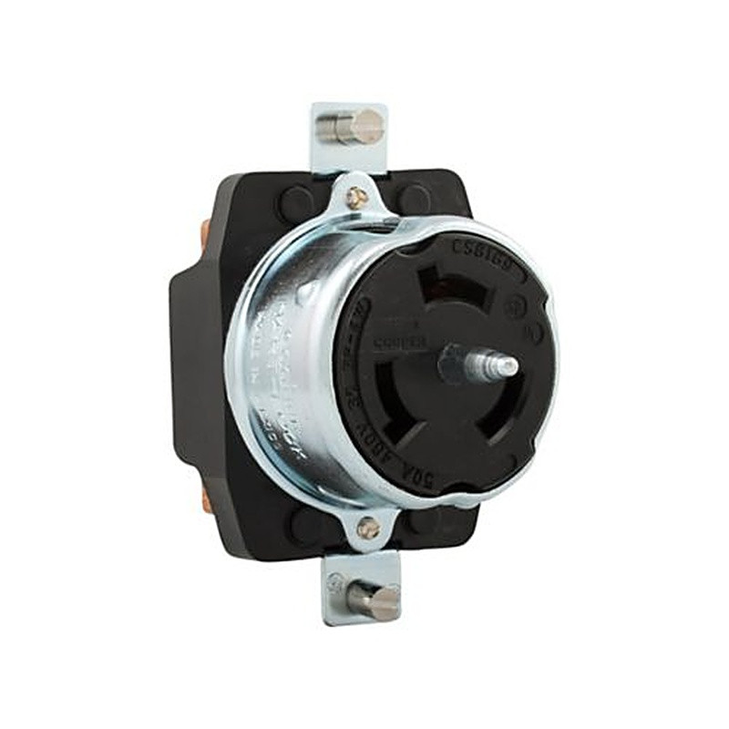 CS8169 Locking Receptacle #10-6 AWG, 50A, Industrial, 480V