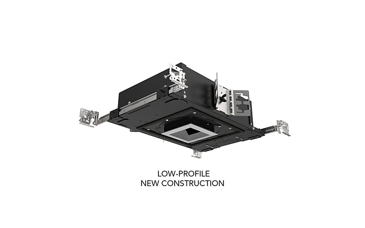 Aculux AX3SQ LPA G4 20LM 30K 90CRI 24D FPC 120 ICAT 3" Precision Recessed New Construction Housing