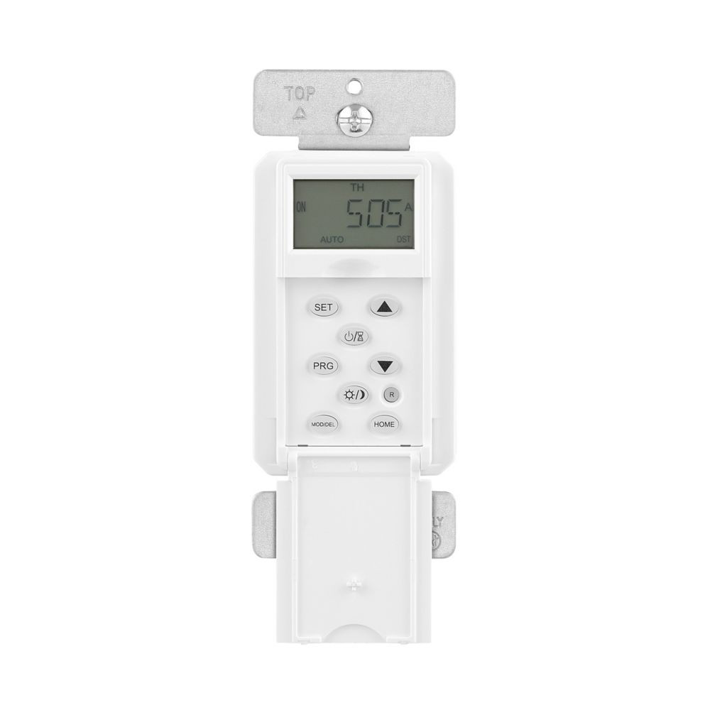 AT18HM-W-L Astronomic Programmable Timer, 15A, Flush mount, 120V