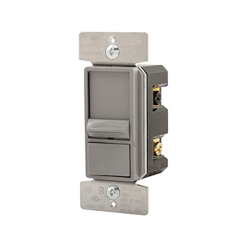 SF10P-GY Dimmer, No Neutral Required, 120/277 Vac, 60 Hz, Gray
