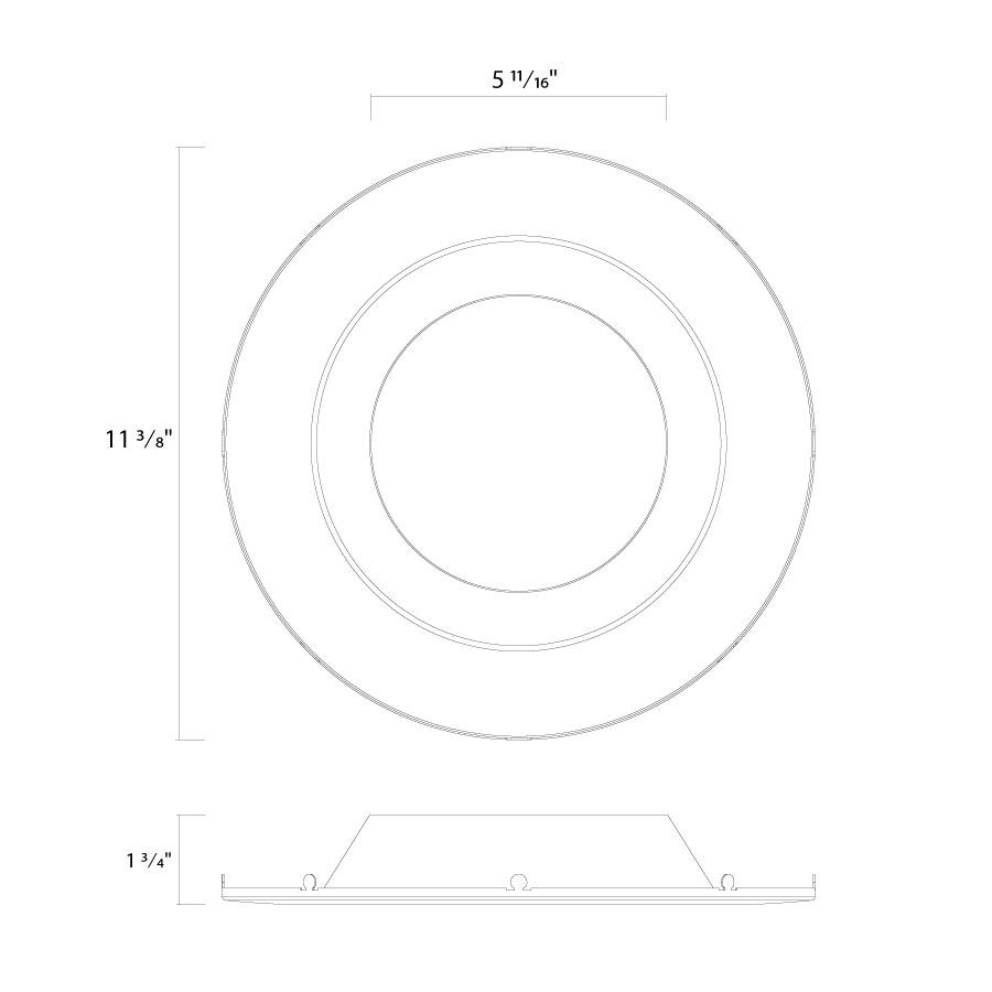 DLTRIM/CRLEDFA10R-HW