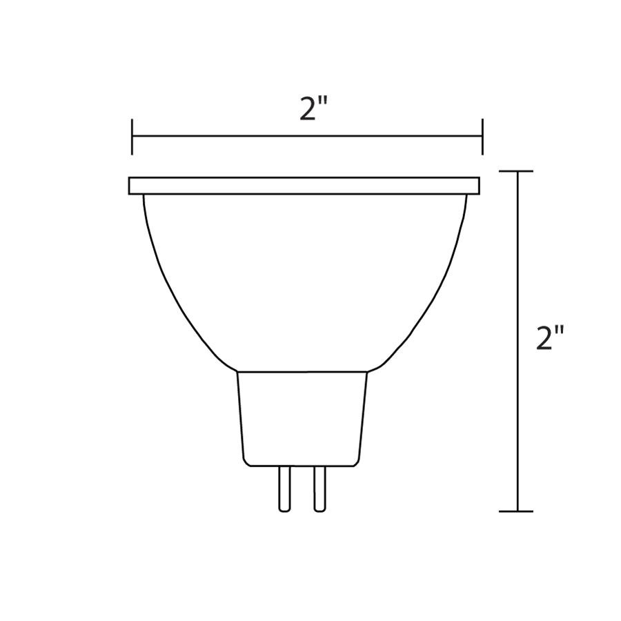 MR16-5.5-940-25D-DIM Line Drawing
