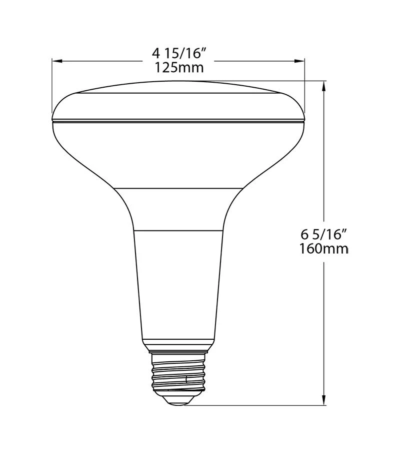 BR40-11-827-DIM Line Drawing