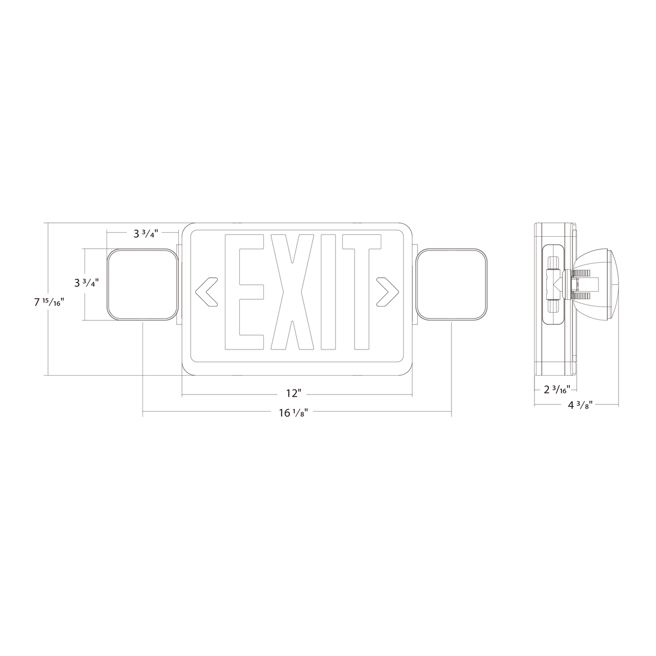 ECOMBO-B Line Drawing