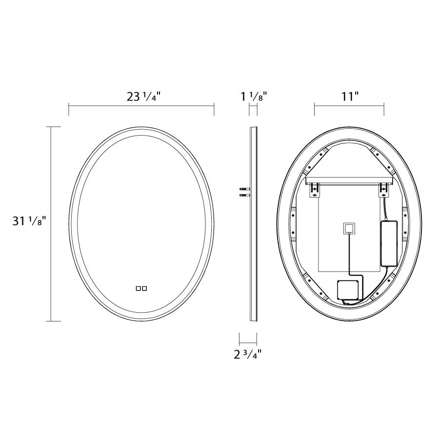 LME2432 Line Drawing
