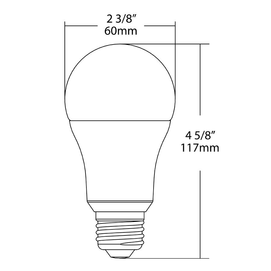 A19-11-E26-922/30-WGD Line Drawing