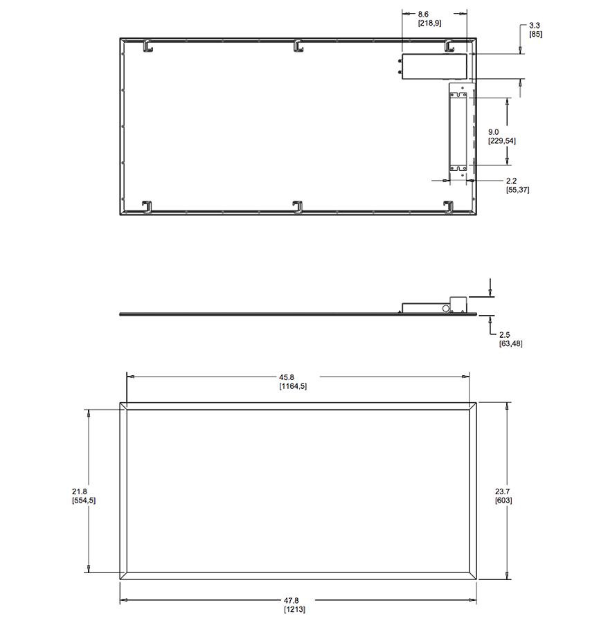 EZPAN2X4-50YN/D10/E2/LC Line Drawing