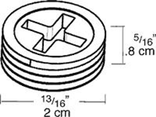 R10B Outdoor Accessory 3/4 Plug Black