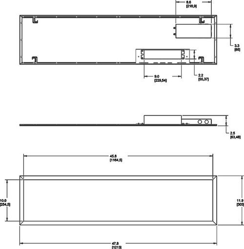 EZPAN1X4-40N/D10/E2 Panels & Troffers 4402 Lumens EZPAN 1X4 40W 4000K 0-10V Dimming