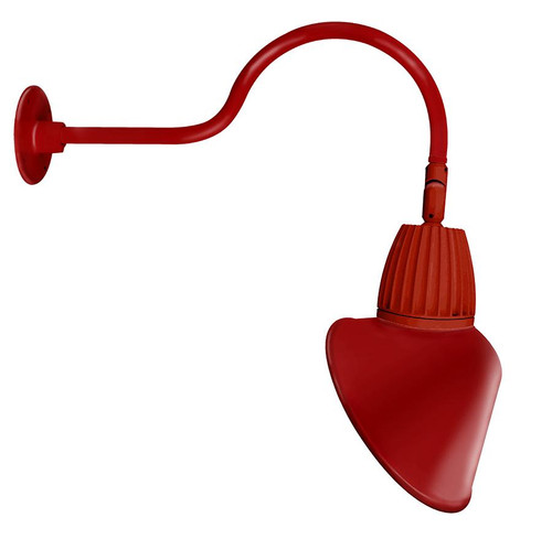 GN1LED13YSACR Decorative 664 Lumens Gooseneck 13W 3000K 24 Inches Arm