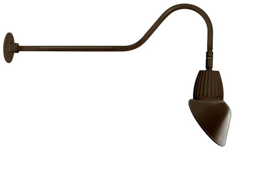 GN2LED13YSAC11BWN Decorative 344 Lumens Gooseneck 13W 3000K 35 Inches Arm