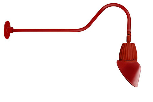 GN2LED26NRAC11R Decorative 1487 Lumens Gooseneck 26W 4000K 35 Inches Arm