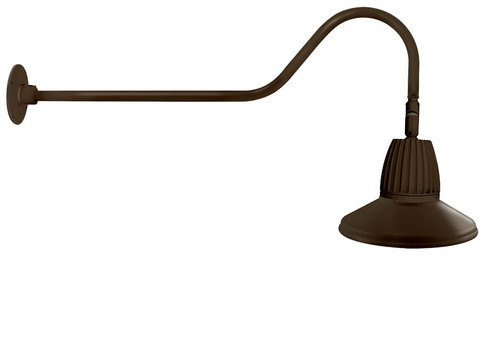 GN2LED26NSTBWN Decorative 1319 Lumens Gooseneck 26W 4000K 35 Inches Arm Straight