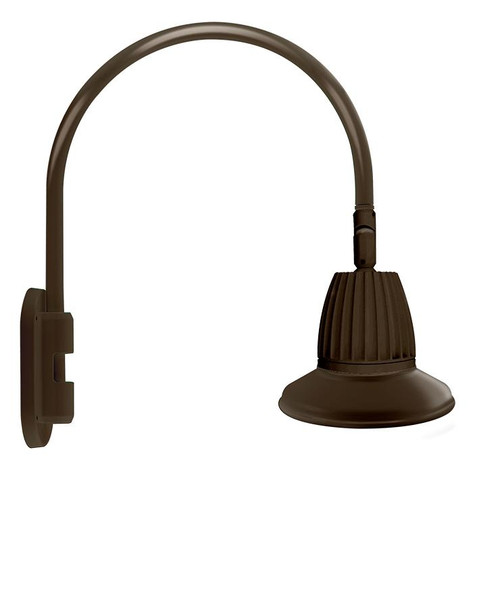GN4LED26YRST11BWN Decorative 1262 Lumens Gooseneck 26W 3000K 20 Inches High
