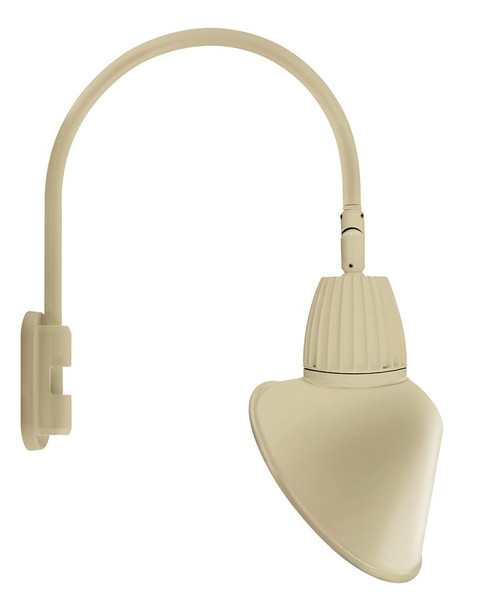 GN5LED13NSACI Decorative 599 Lumens Gooseneck 13W 4000K Pole 20 Inches High