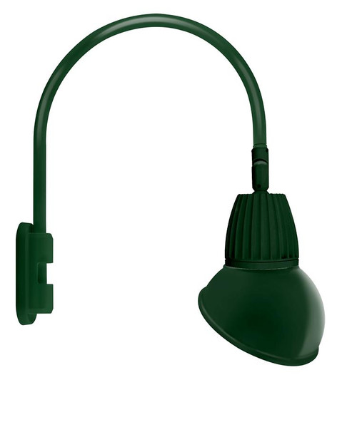 GN5LED26YRAD11G Decorative 809 Lumens Gooseneck 26W 3000K Pole 20 Inches High
