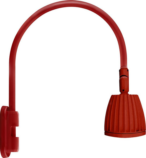 GN5LED26YRR Decorative 1404 Lumens Gooseneck 26W 3000K Pole 20 Inches High